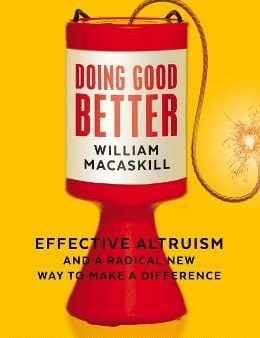 Dr William MacAskill: Doing Good Better [2016] paperback Fashion